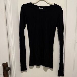 LAmade Classic Black Long Sleeve Top